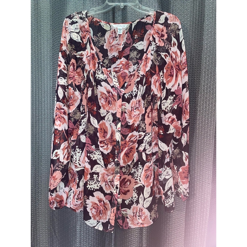 Croft & Barrow Button-Up Blouse